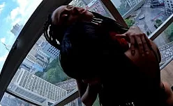 Morena novinha figindo ser timida por que foi trepar com homem dotado