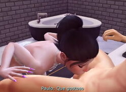 Pai flagrado comendo a filha da esposa