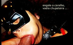 Boqueteira fantasma chupando o pau do amante
