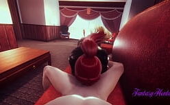 Blue exorcist hentai comendo loira rabuda no motel