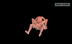 Desenhos animados pornôs da puta cavalgando com força na piroca do pauzudo