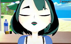 Drama total hentai de peitões grandes fodendo com seu parceiro dotado