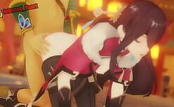 Genshin impact rule 34 em filme de sexo anal