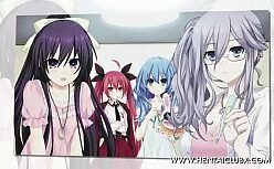 Hentai date a live de sexo no motel