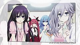 Hentai date a live de sexo no motel