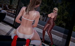 Hentai lesbico com lésbicas lindas se pegando