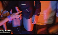 Mini gabs nua transando com amigo