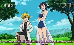 Nanatsu no taizai diane hentai no sofá