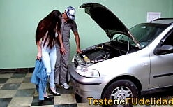 Ruivas pornô nacional com morena peituda e cuzuda