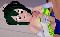 Tsuyu asui hentai comendo essa linda no sexo quente