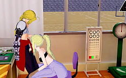 Winry hentai comendo o cu do primo passivo