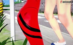 Asuka langley soryu hentai da sauna peituda fodendo com negro roludos