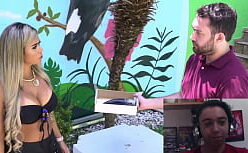 Furacão pornografia nacional com peituda cavalgando na rola