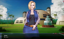 Goku e vegeta hentai Loirinha linda sentando no pau do macho