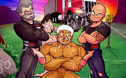 Hentai cartoon gay com dois amigos