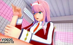 Hentai zerotwo Gatinha sexy se esfregando bem gostoso