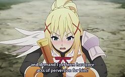 Konosuba darkness hentai de quatro