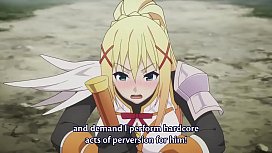 Konosuba darkness hentai de quatro