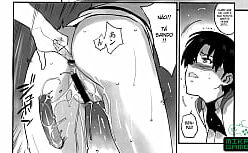 Levi x eren hentai chupando a buceta da puta sem vergonha