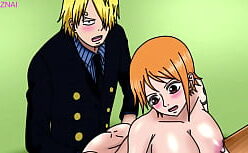 Sanji e nami hentai comendo a xoxota da amadora