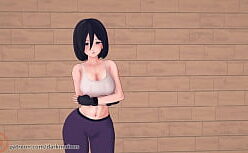 Shingeki no bahamut hentai com uma putinha de quatro