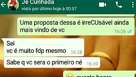 Whatsapp video de sexo anal com branquinha