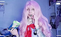 Yuno gasai hentai comendo a esposa de quatro