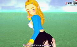 Zelda e link - lost in the woods hentai foder com a loira puta