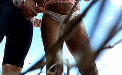 Alexis dawx Causinha gostosa fazendo sexo amador na praia