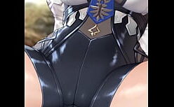 Anime lesbian hentia no sexo anal com o safado