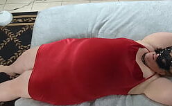 Comendo a mamae de lingerie de buceta linda