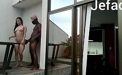 Grete tranzando dentro da bunda da novinha